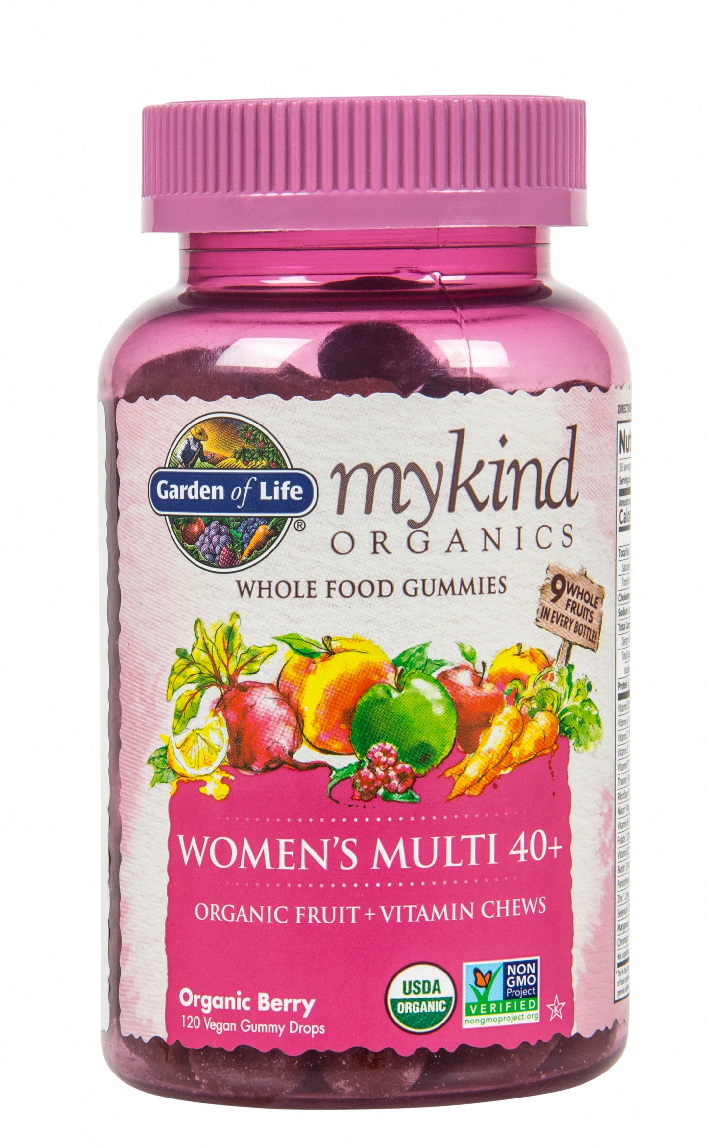 Mykind Women's Gummy Multivitamin 40+, Berry, Organic