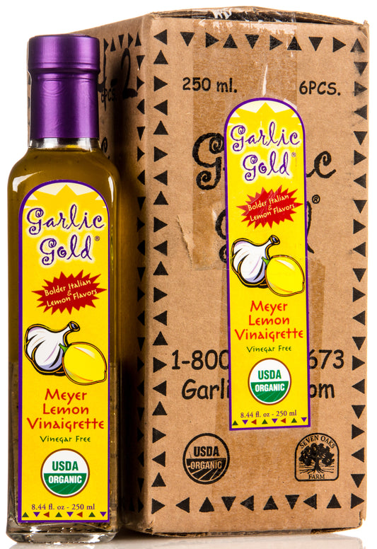 Garlic Meyer Lemon Vinaigrette, Organic