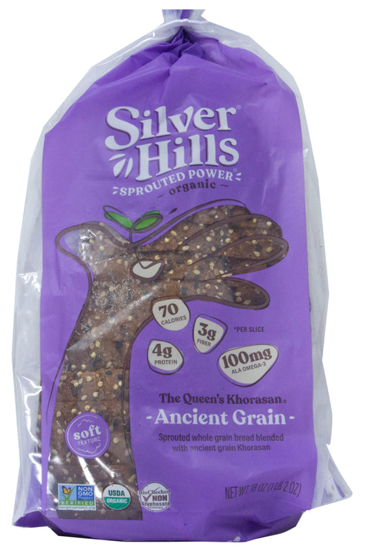 Bread Ancient Grain, The Queen's Khorasan Sprouted Wheat, Frozen