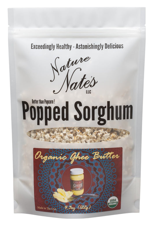 Popped Sorghum, Ghee Butter, Organic