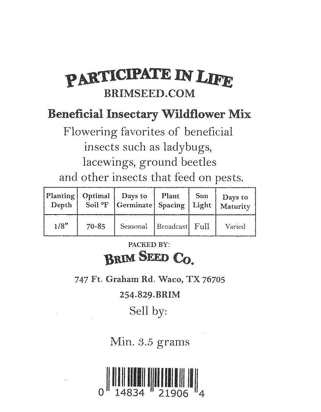 Flower, Wildflower, Beneficial Insectary Mix
