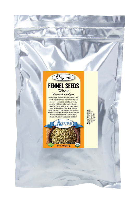 Fennel Seeds, Whole, Organic