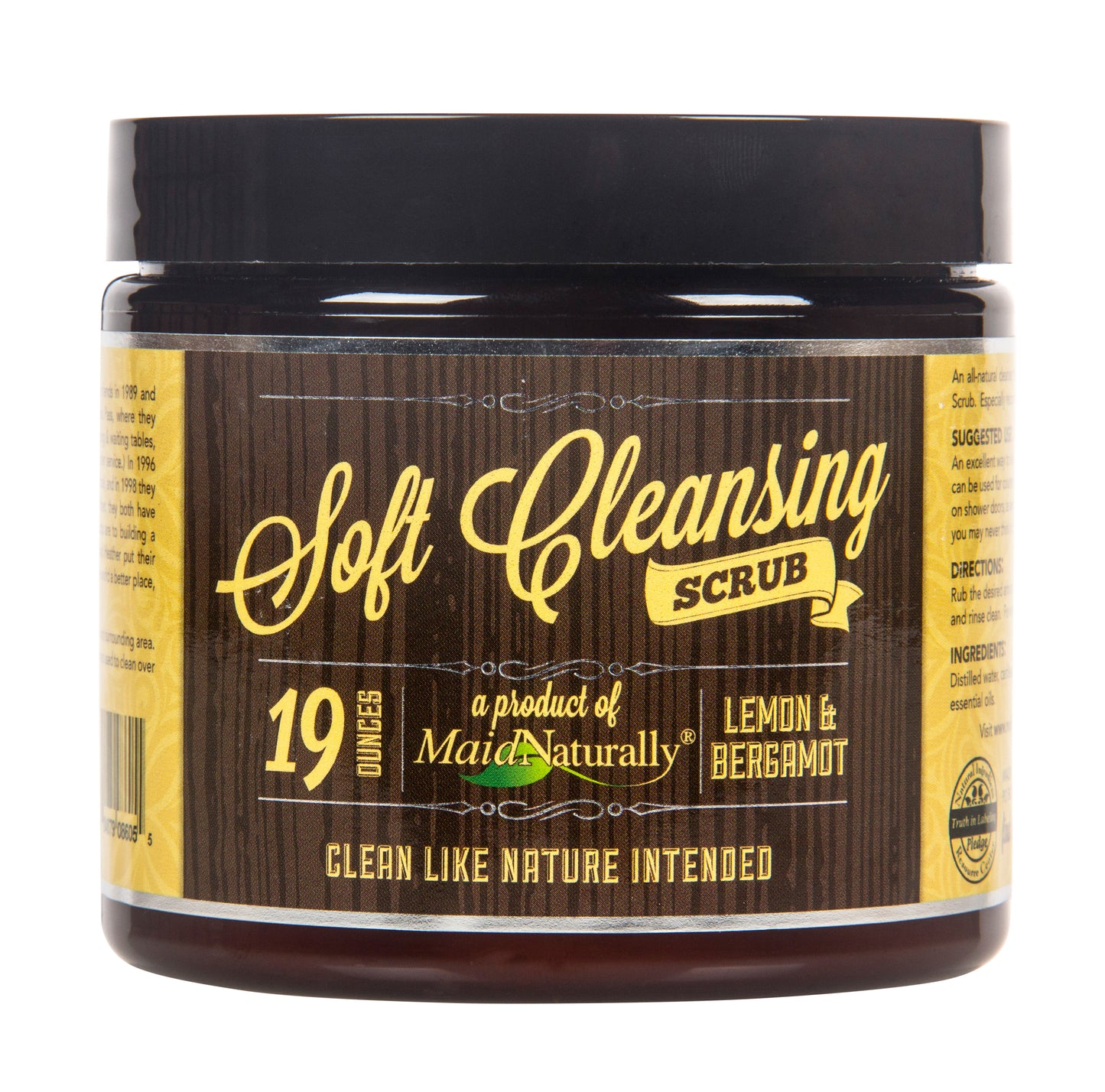 Soft Cleansing Scrub, Lemon & Bergamot