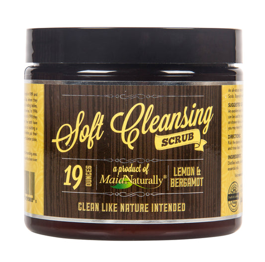 Soft Cleansing Scrub, Lemon & Bergamot