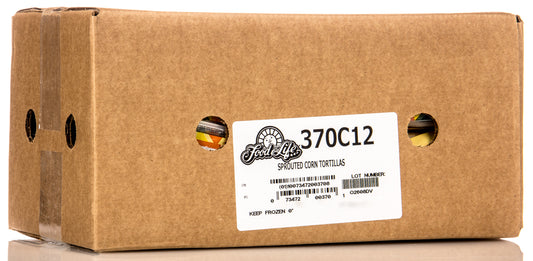 Tortillas, Sprouted Corn, 6 inch, Organic, WF, Frozen