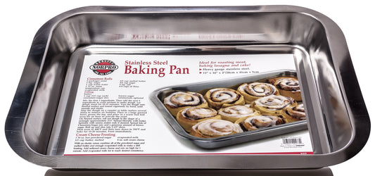 Lasagna Pan, Stainless Steel, 16 x 11 x 2 inch