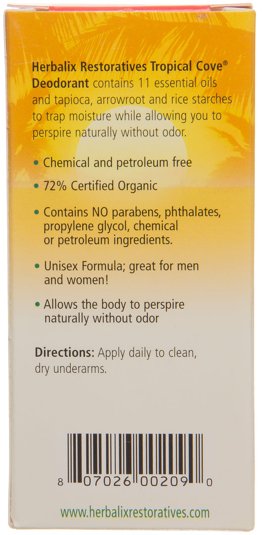 Deodorant, Tropical Cove