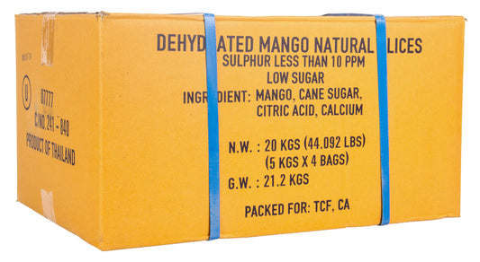 Mango Slices, Dried, Natural