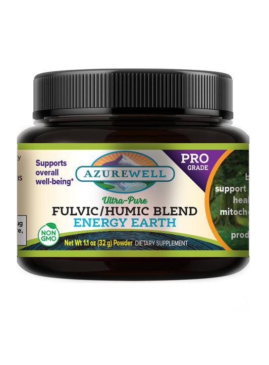 Fulvic/Humic Blend Energy Earth Powder (in glass jar)