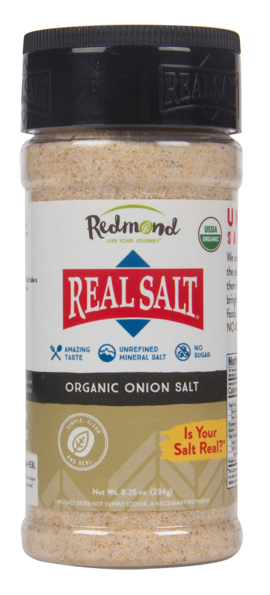 Onion Salt, Real Salt, Organic