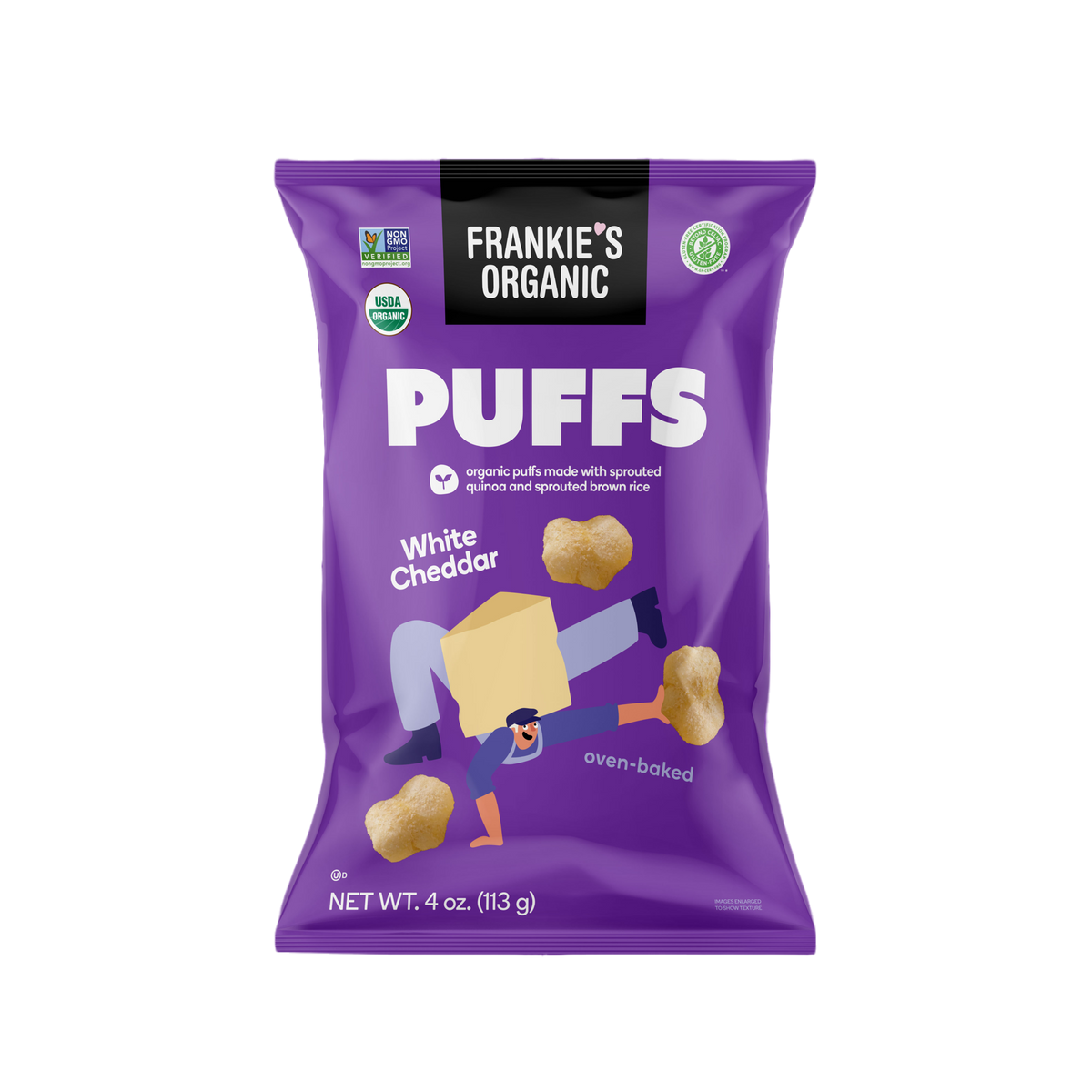 Puffs, White Cheddar, Organic