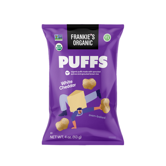 Puffs, White Cheddar, Organic