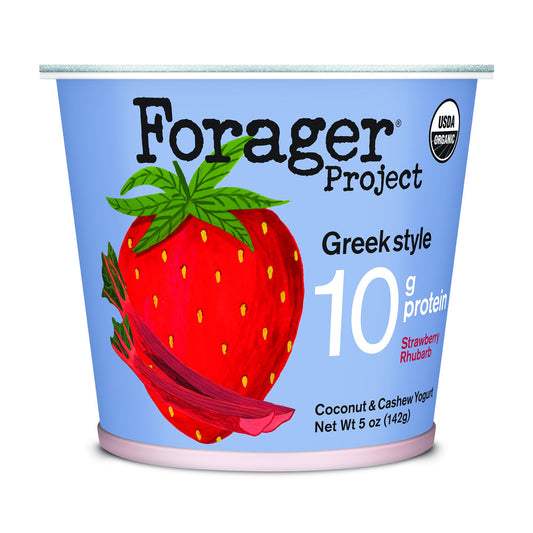 Greek Yogurt, Strawberry Rhubarb, Dairy-Free, Organic