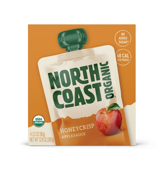 Apple Sauce Pouch, Honeycrisp, Organic