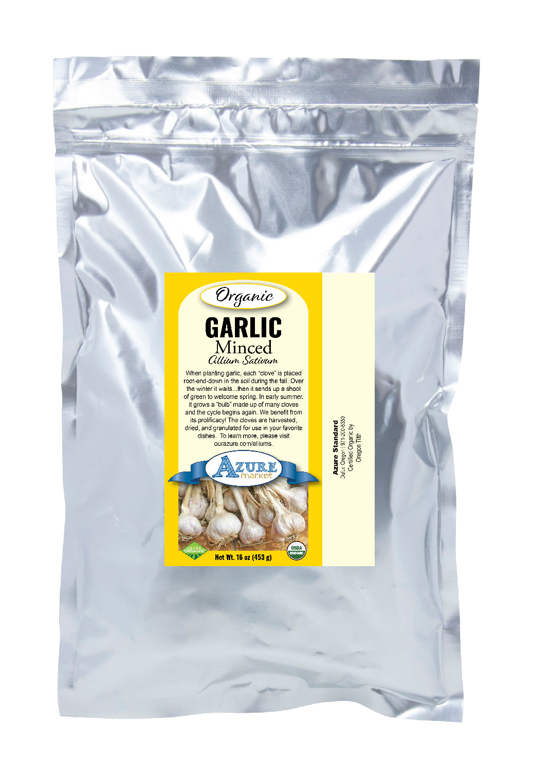 Garlic, Minced, Organic