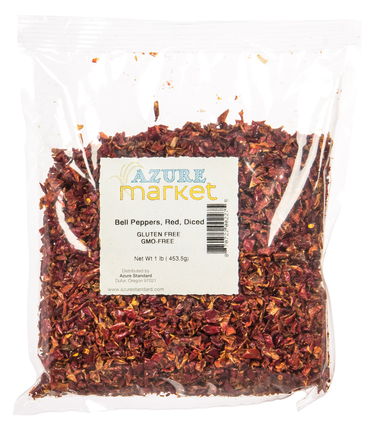 Bell Peppers, Red, Diced, Dehydrated
