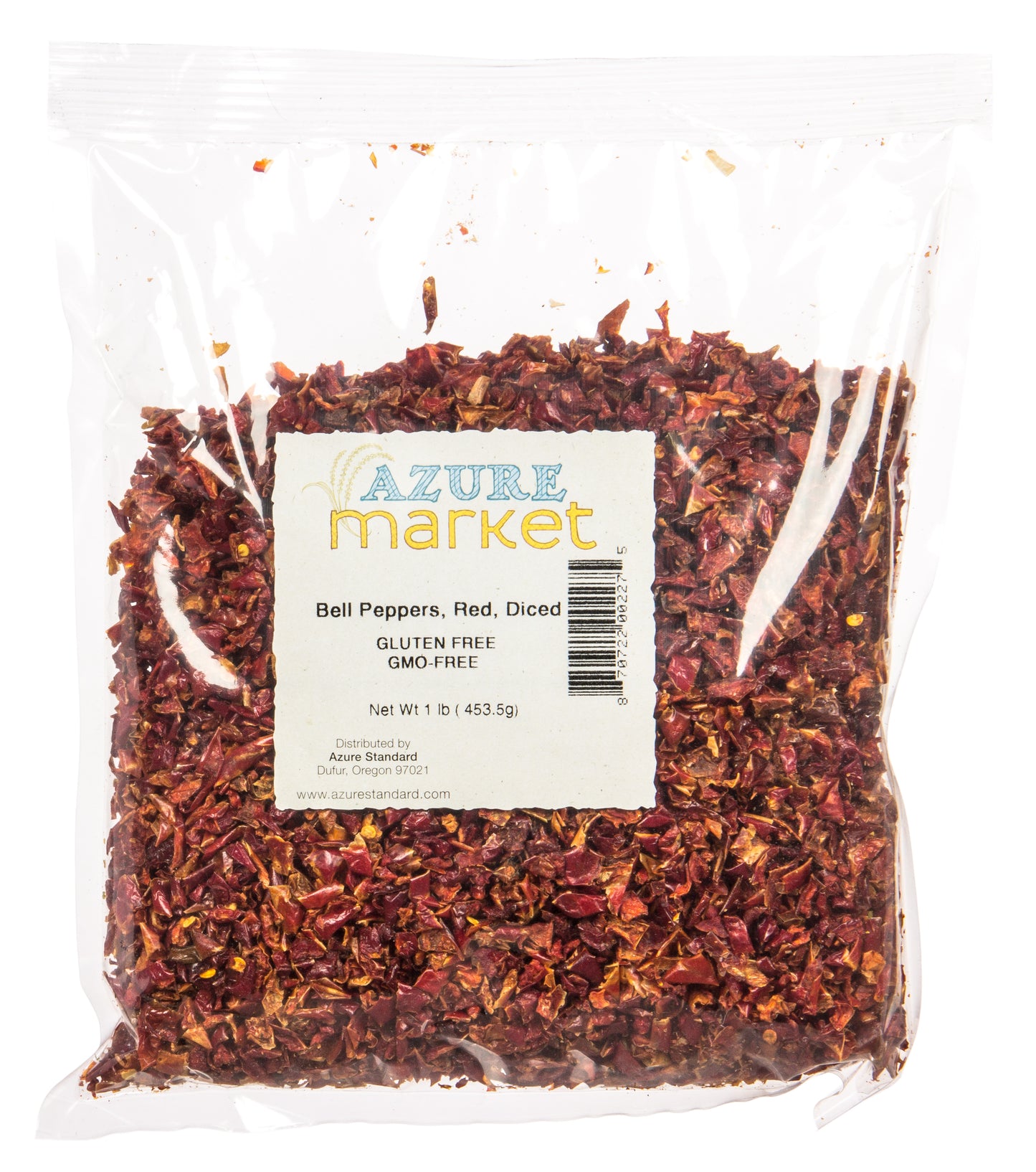 Bell Peppers, Red, Diced, Dehydrated