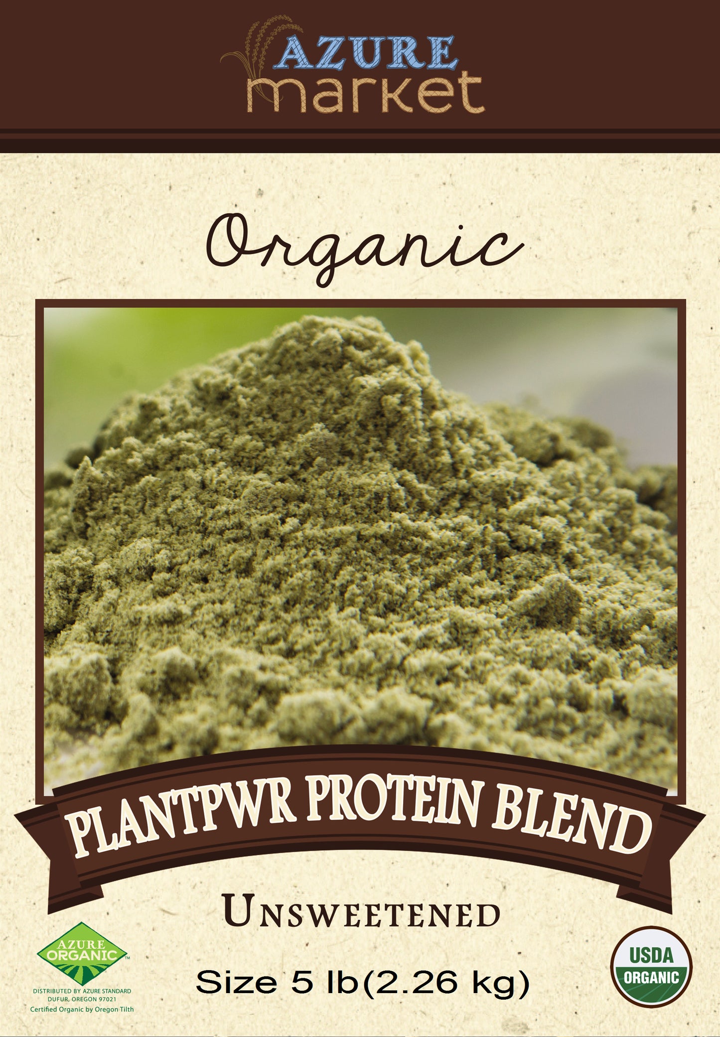 PlantPWR Protein Blend, Unsweetened, Organic
