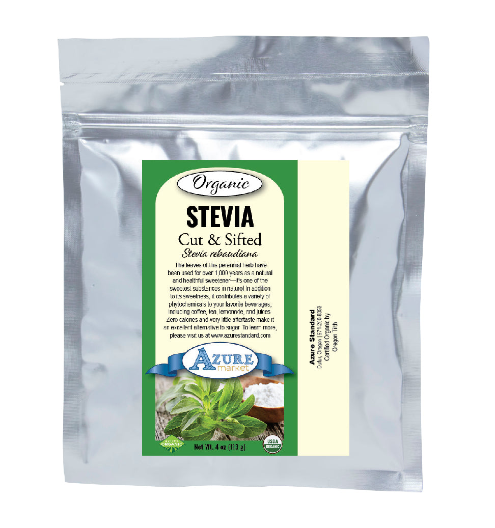 Stevia, Cut & Sifted, Organic