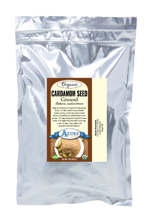 Cardamom Seed, Ground, Organic