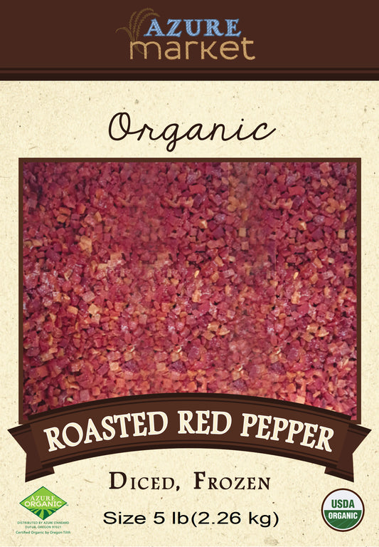 Roasted Red Pepper, Diced, Frozen, Organic