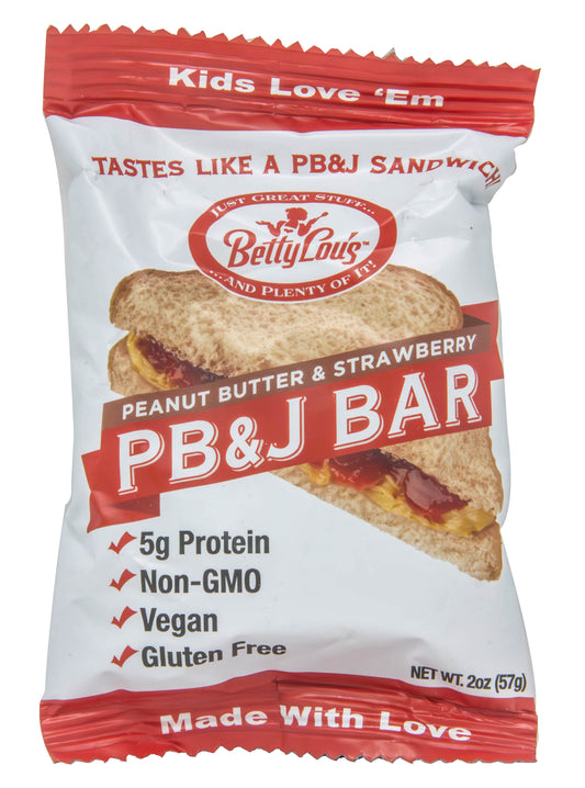 PB&J Bar, Peanut Butter and Strawberry, GF