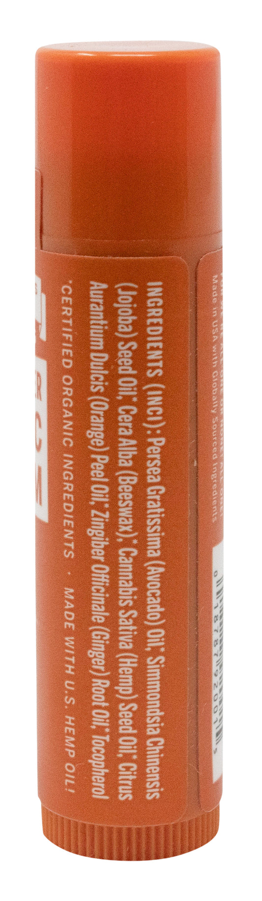 Lip Balm, Orange Ginger, Organic