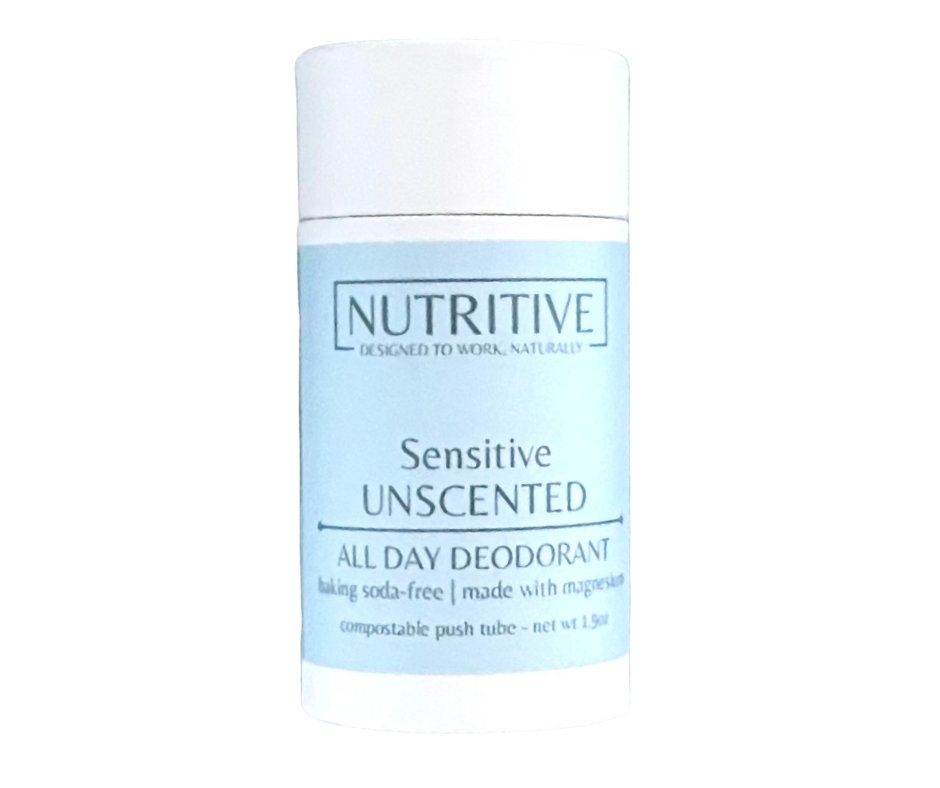 Deodorant, Sensitive Unscented, Compostable Tube