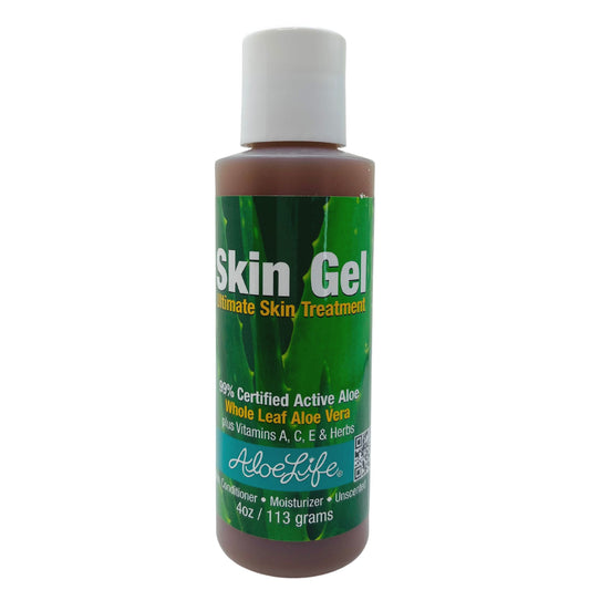 Skin Gel & Herbs, Whole Leaf Aloe Vera, Skin Treatment