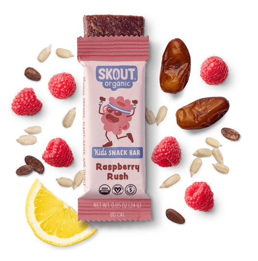 Kids Bar, Raspberry Rush, Organic