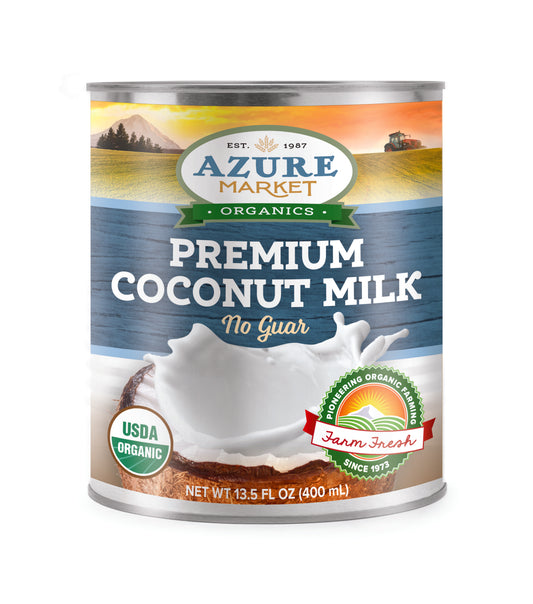 Coconut Milk, Premium, 17-19% Fat, No Guar, Organic