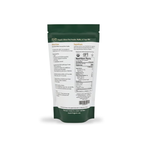 Pancake, Waffle & Crepe Mix, GF, Organic