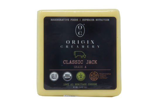 A2 Classic Jack Cheese Block, Organic