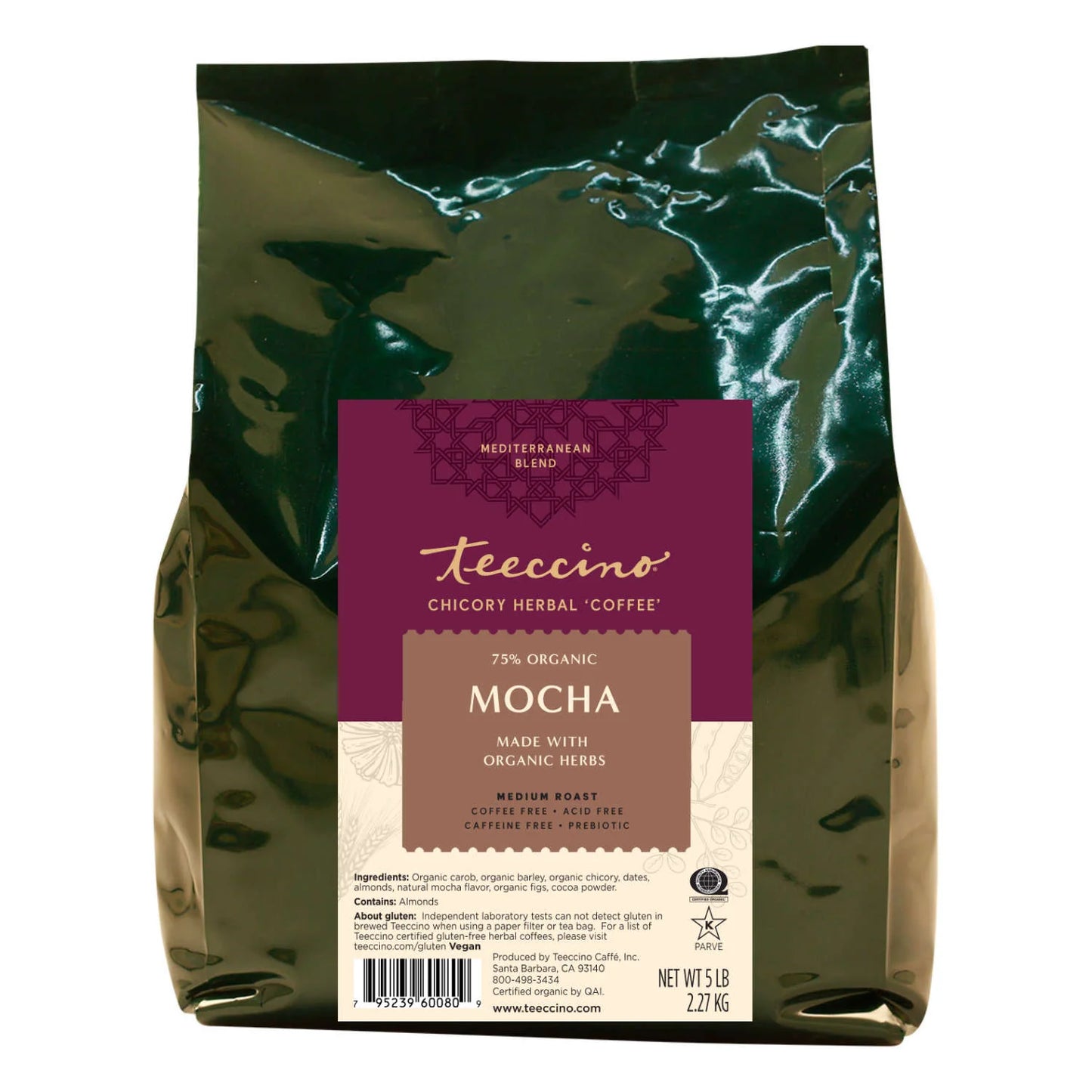 Mocha, Chicory, Herbal Coffee