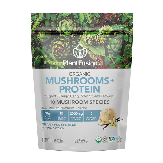 Mushrooms + Protein, Creamy Vanilla Bean, Organic
