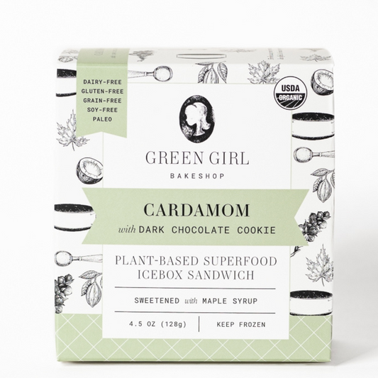 Icebox Sandwich, Plant-Based, Cardamom, Frozen, Organic