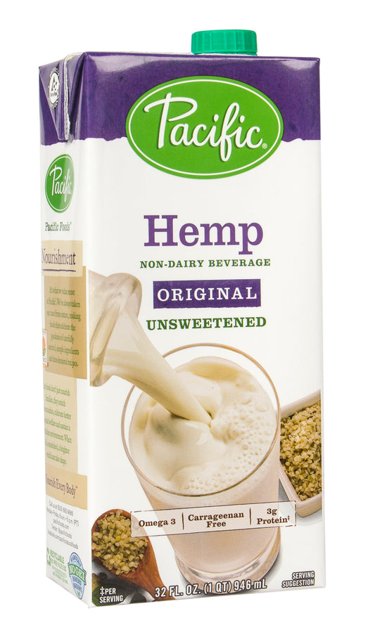Hemp Milk, Unsweetened, Original, All Natural