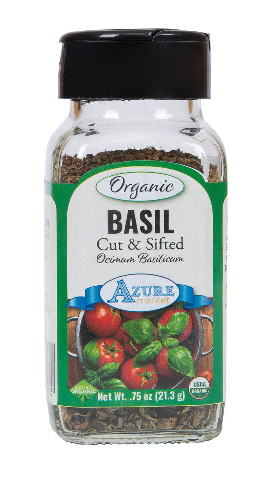 Basil, Cut & Sifted, Organic