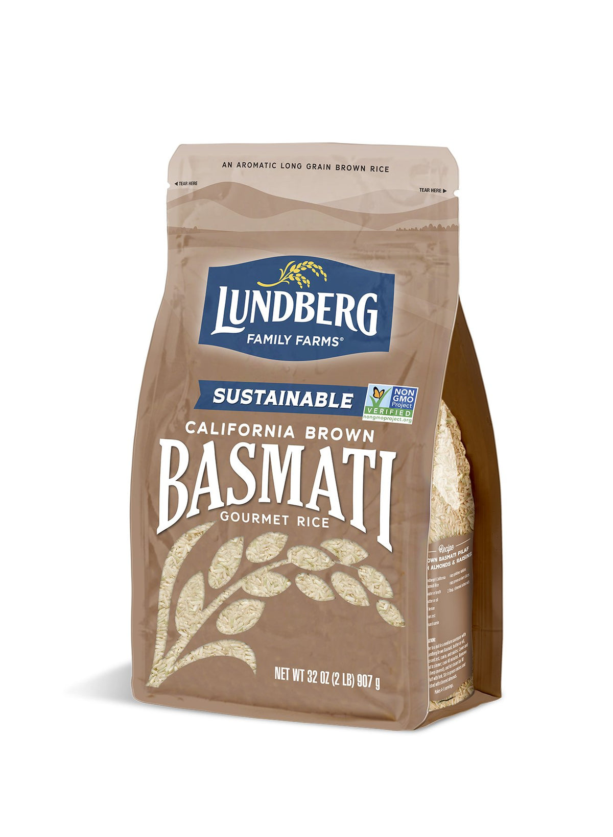 Rice, Basmati Brown, Eco-Farmed, Gluten-Free