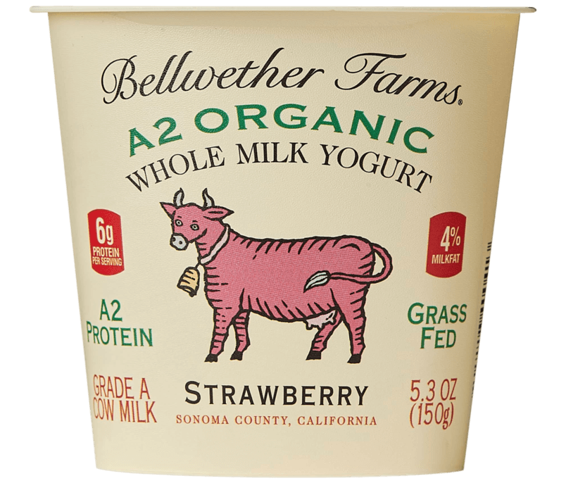 Yogurt, Whole Milk, Strawberry, A2 Organic