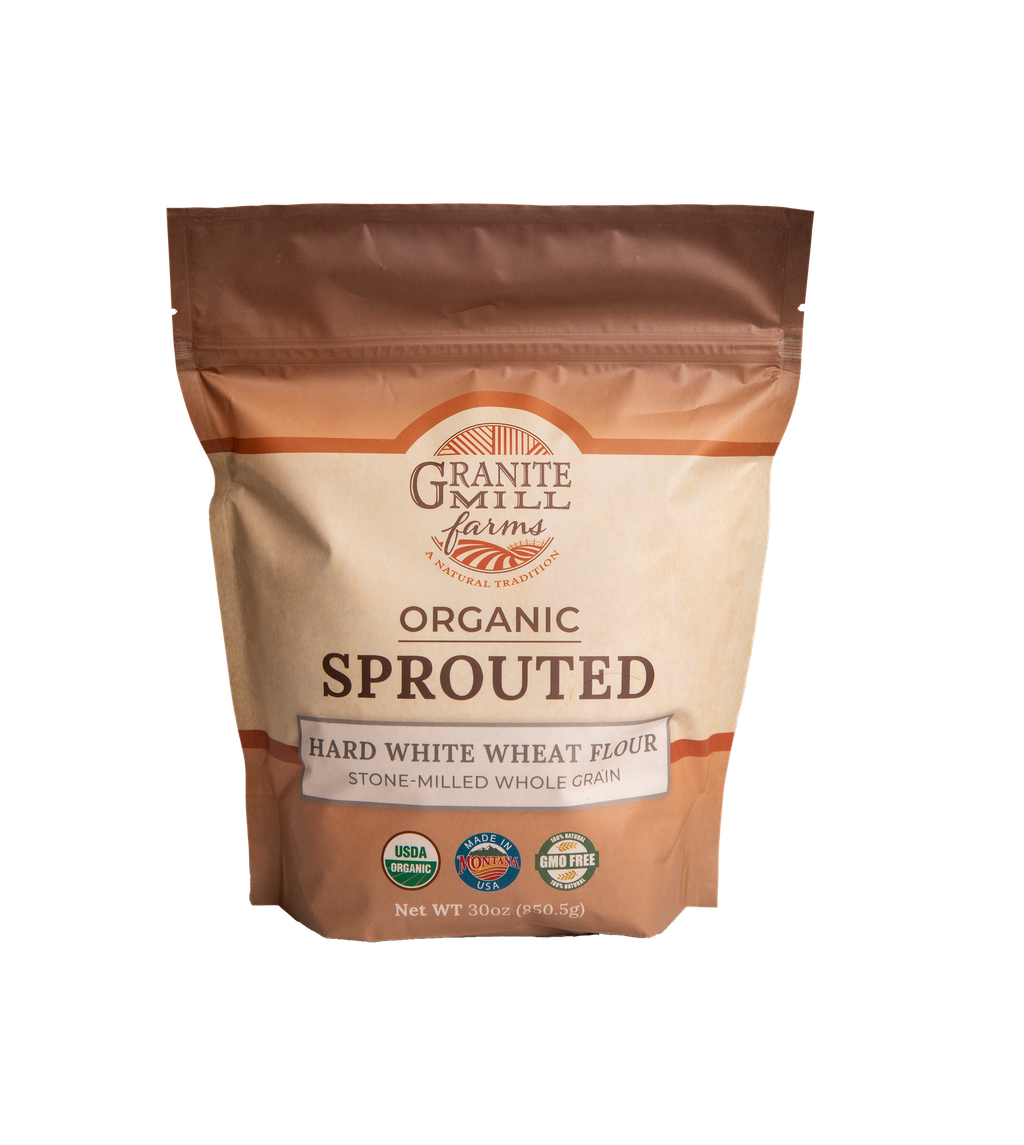 Hard White Wheat Flour, Sprouted, Organic