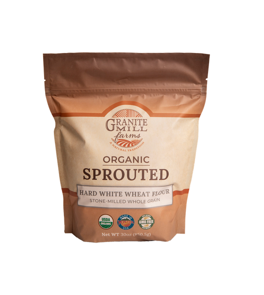 Hard White Wheat Flour, Sprouted, Organic