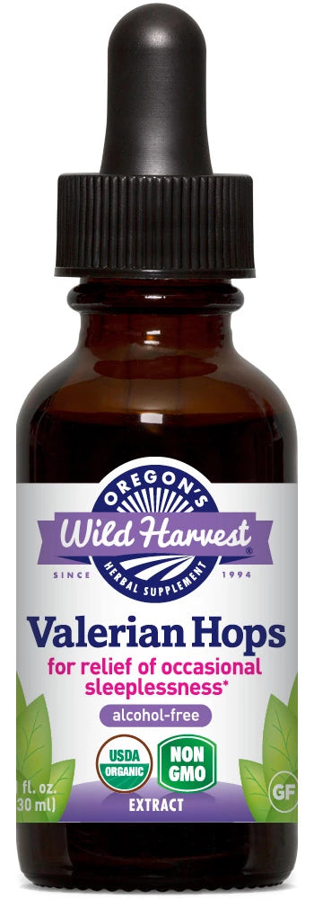 Valerian Hops Extract, Alcohol Free, Organic
