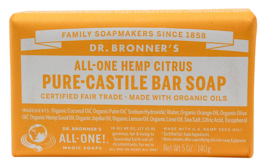 Pure Castile Bar Soap, Citrus