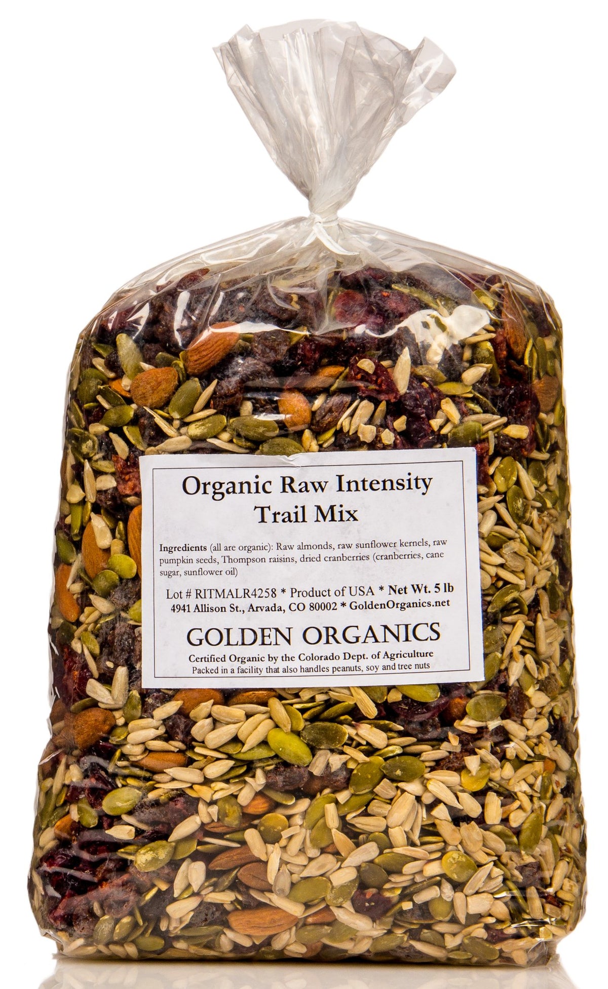 Trail Mix, Raw Intensity, Organic