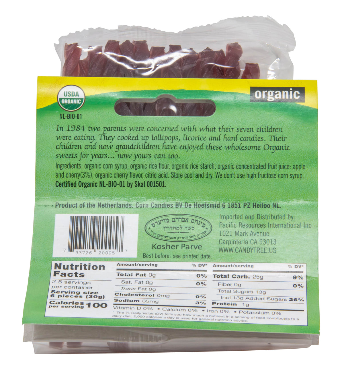 Cherry Twists, Organic