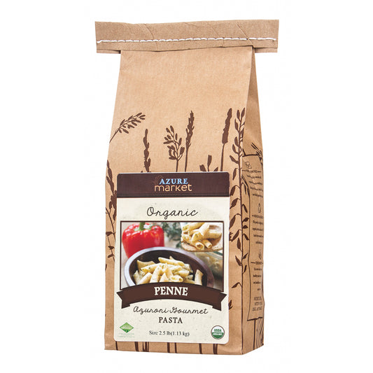Penne Azuroni Gourmet Pasta, Organic