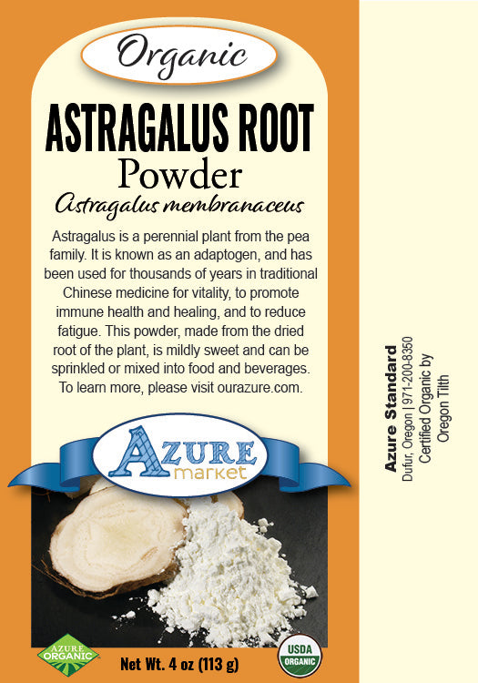 Astragalus Root, Powder, Organic