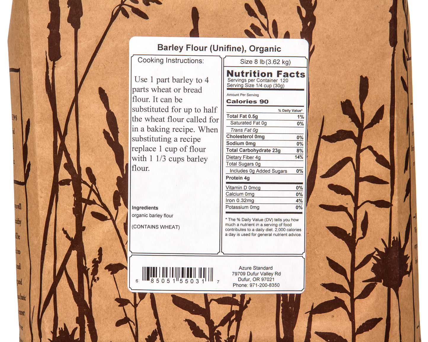 Barley Flour (Unifine), Organic