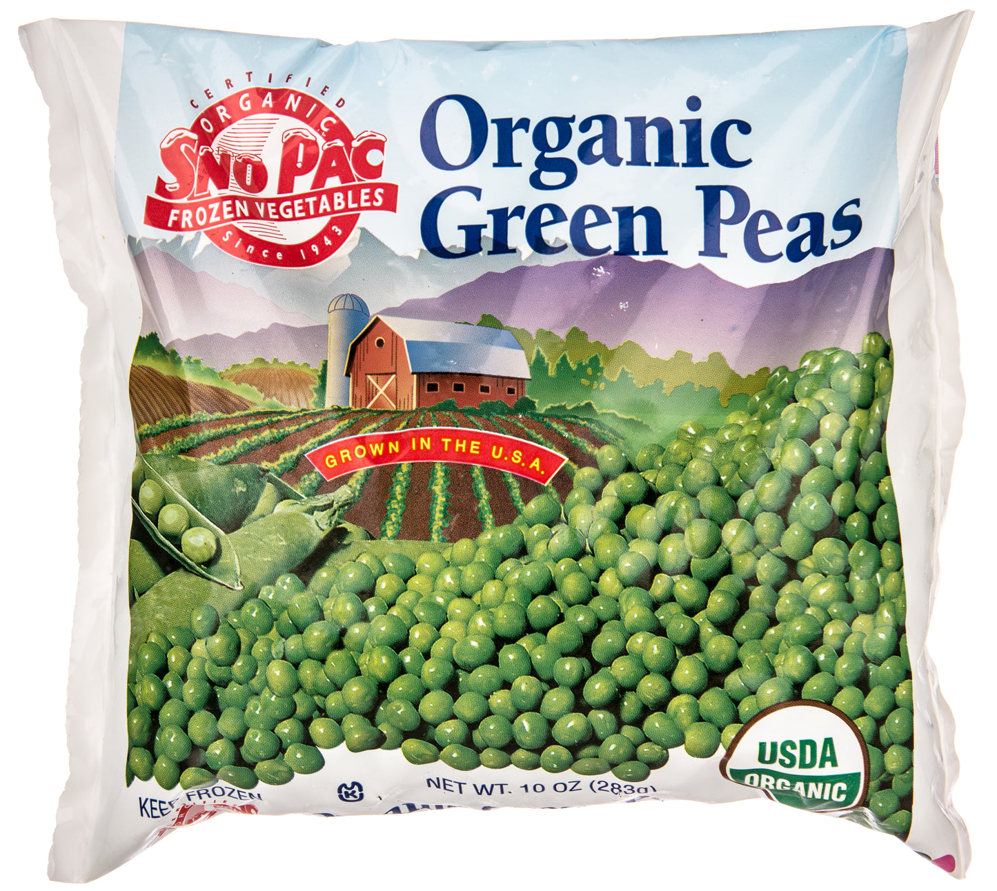 Peas, Frozen, Organic
